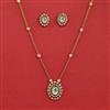 Kundan Classic Pendant Set With Carat Plating