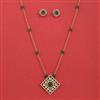 Kundan Classic Pendant Set With Carat Plating