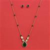 Kundan Classic Pendant Set With Carat Plating