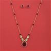Kundan Classic Pendant Set With Carat Plating
