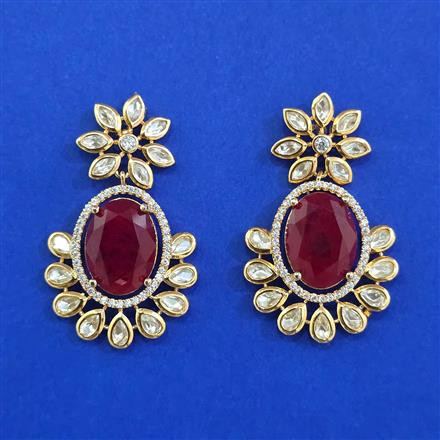 Kundan Classic Earring With Carat Plating