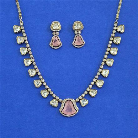 Kundan Classic Necklace With Mehndi Plating