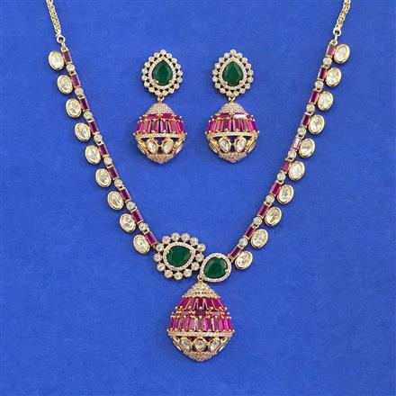Kundan Classic Necklace With Carat Plating