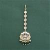 Kundan Pearl Tikka With Carat Plating