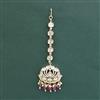 Kundan Pearl Tikka With Carat Plating