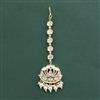 Kundan Pearl Tikka With Carat Plating