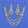 Kundan Classic Necklace Set With Mehndi Plating