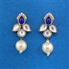 Kundan Classic Earring With Mehndi Plating