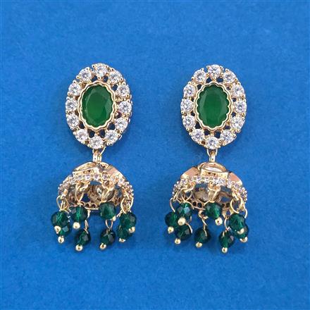 Kundan Jhumki With Carat Plating