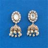 Kundan Jhumki With Carat Plating