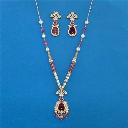 Kundan Classic Pendant Set With Carat Plating