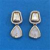 Kundan Classic Earring With Mehndi Plating