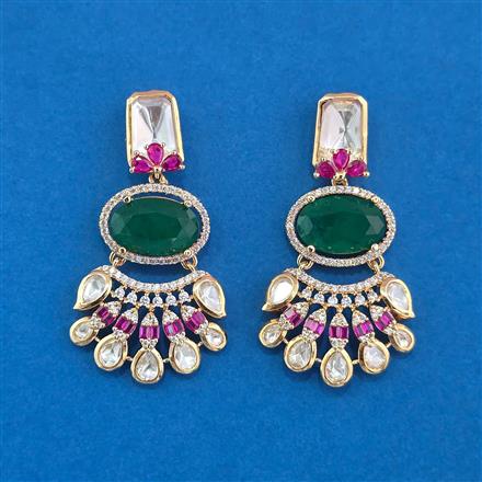 Kundan Classic Earring With Carat Plating