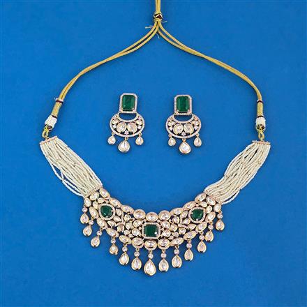 Kundan Classic Necklace Set With Carat Plating