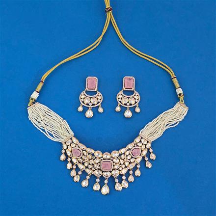 Kundan Classic Necklace Set With Carat Plating
