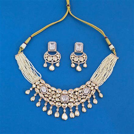 Kundan Classic Necklace Set With Carat Plating