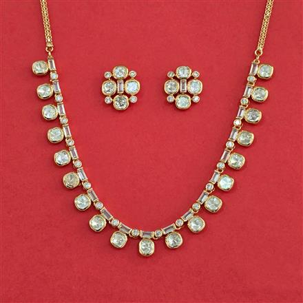 Kundan Classic Necklace Set With Carat Plating