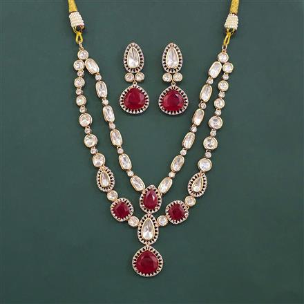 Kundan Classic Necklace Set With Carat Plating