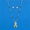 Kundan Classic Pendant Set With Carat Plating