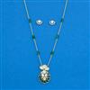 Kundan Classic Pendant Set With Carat Plating