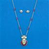 Kundan Classic Pendant Set With Carat Plating