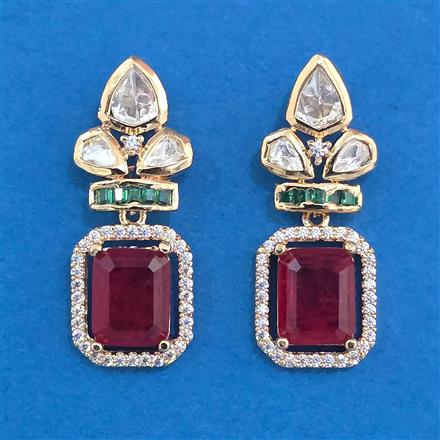 Kundan Classic Earring With Carat Plating