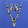 Kundan Classic Necklace With Mehndi Plating