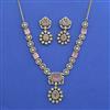 Kundan Classic Necklace With Mehndi Plating