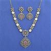 Kundan Classic Necklace With Mehndi Plating