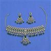 Kundan Classic Necklace With Mehndi Plating