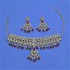 Kundan Classic Necklace With Mehndi Plating