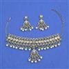Kundan Classic Necklace With Mehndi Plating