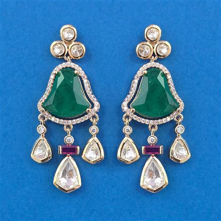 Kundan Classic Earring With Carat Plating