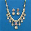 Kundan Classic Necklace With Mehndi Plating