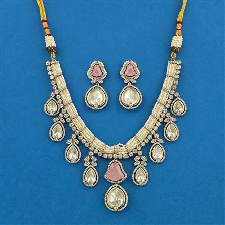 Kundan Classic Necklace With Mehndi Plating