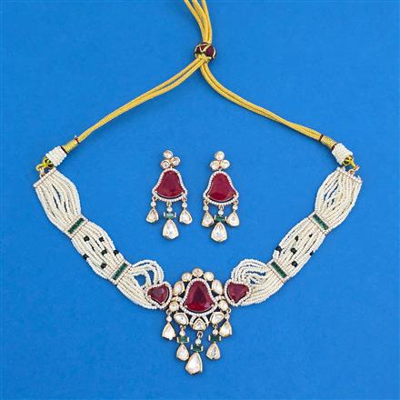 Kundan Classic Necklace With Carat Plating