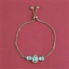 Kundan Adjustable Bracelet With Carat Plating