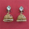 Kundan Jhumki With Carat Plating