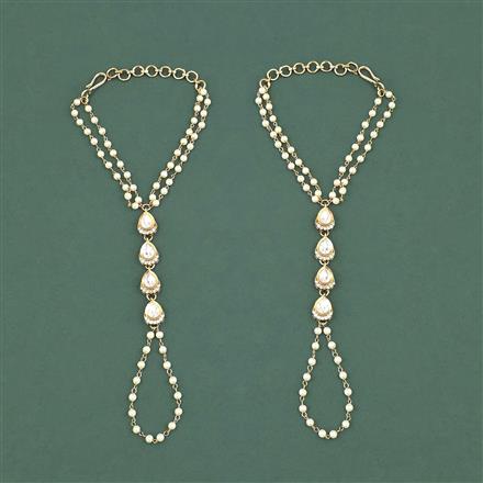 Kundan Classic Hath Pan With Mehndi Plating