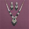 Kundan Classic Necklace With Mehndi Plating