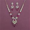 Kundan Classic Necklace With Mehndi Plating