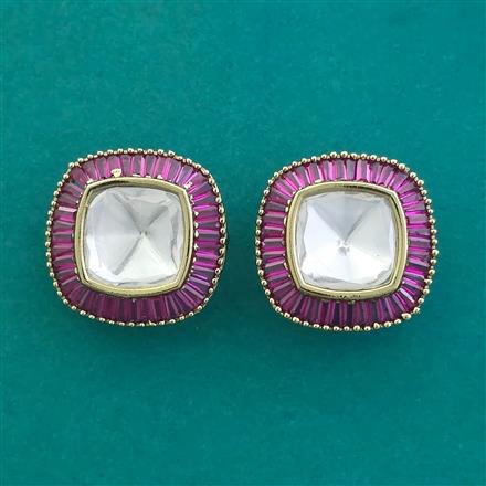 Kundan Tops With Mehndi Plating