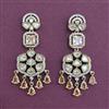Kundan Classic Earring With Mehndi Plating