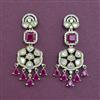 Kundan Classic Earring With Mehndi Plating