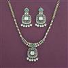 Kundan Moti Necklace With Mehndi Plating
