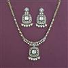 Kundan Moti Necklace With Mehndi Plating