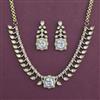 Kundan Classic Necklace With Mehndi Plating