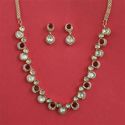 Kundan Classic Necklace With Carat Plating