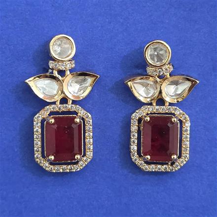 Kundan Classic Earring With Carat Plating