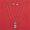 Kundan Classic Pendant Set With Carat Plating